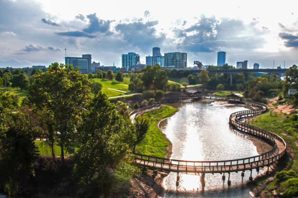 Arkansas River in Downtown Little Rock, AR